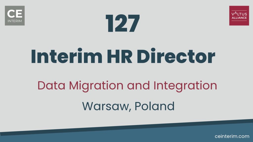 Director interimar pentru resurse umane Managementul proiectelor Cunoștințe de SAP, Workday sau sisteme informatice similare pentru resurse umane Înțelegerea reglementărilor poloneze privind salarizarea Resurse umane Varșovia, Polonia 127