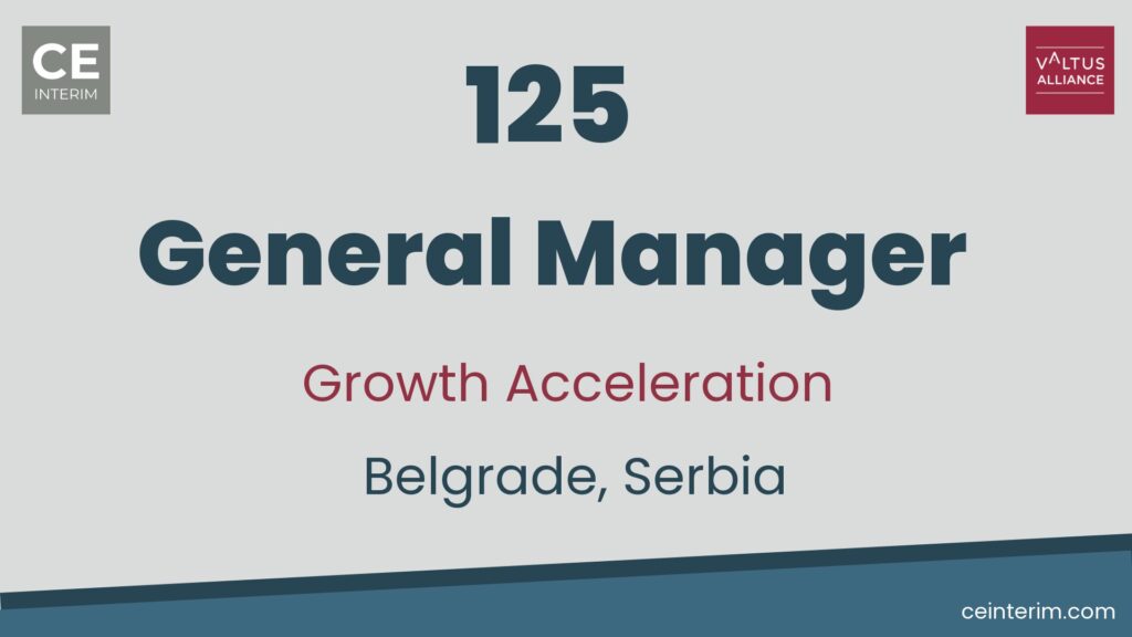 General Manager Scaling up of a company active in Digital On-Line Services Experience from Education, Training, Schooling, Remote learning Experience in working with diverse cultures General Management Belgrade, Serbia 125