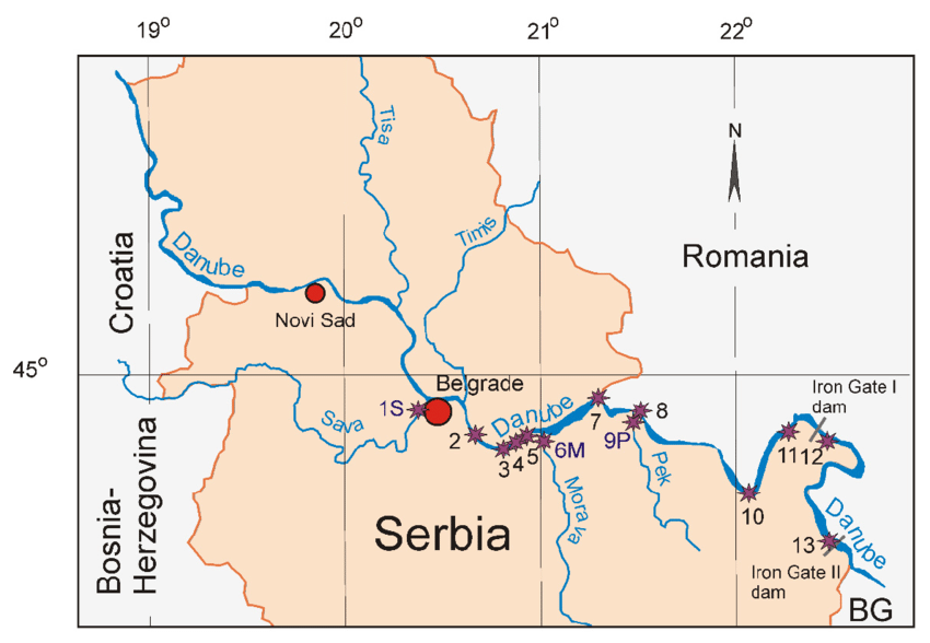 Rutas comerciales estratégicas de Serbia