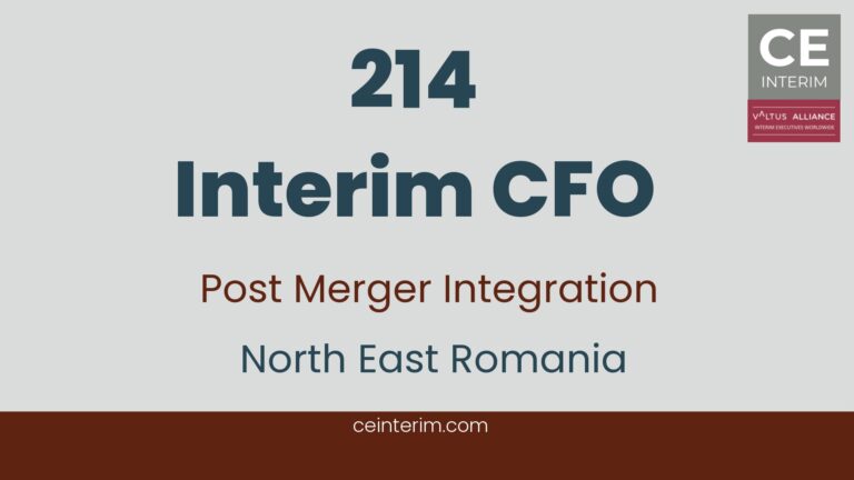 Interim CFNemzetközi tapasztalatok, csoportmátrix megoldása, helyi know-howHitelezésNorth East Romania214