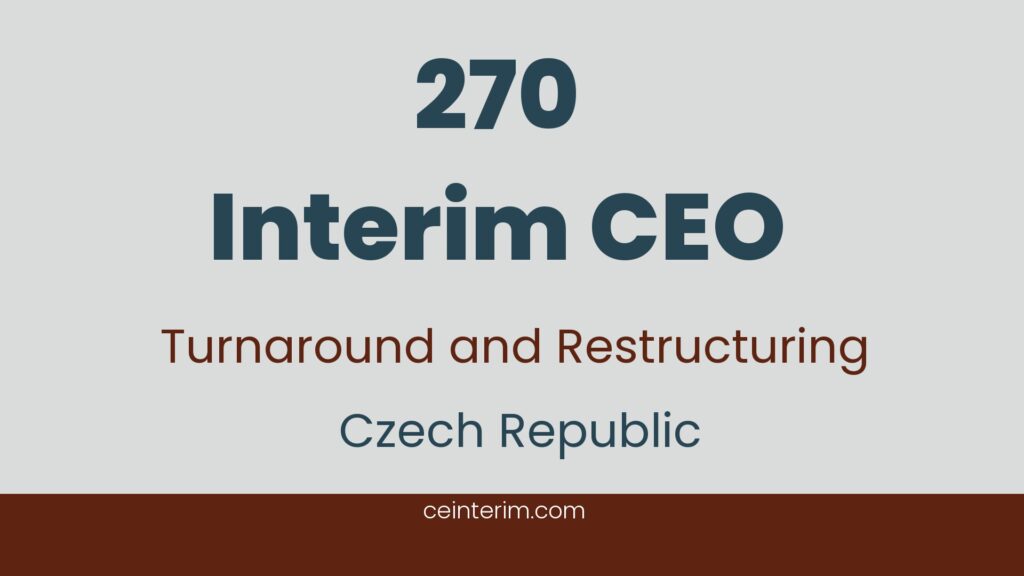 Interim CEOGeneral ManagementCzechy270