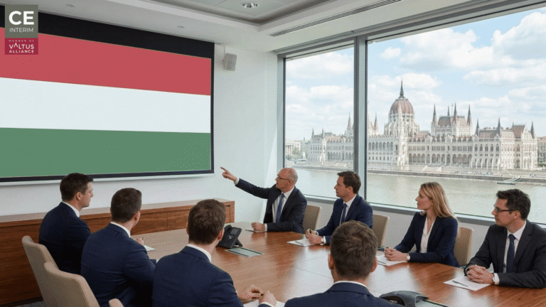Временное управление в Венгрии: Когда руководители компаний нуждаются в нем больше всего в 2026 году