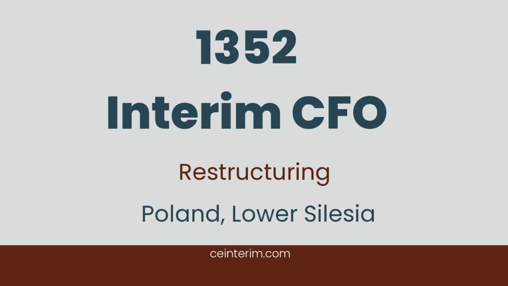 CFOGuvernare interimară, gestionarea crizelor, finanțe Context financiarFinanțePolonia, Silezia Inferioară1352