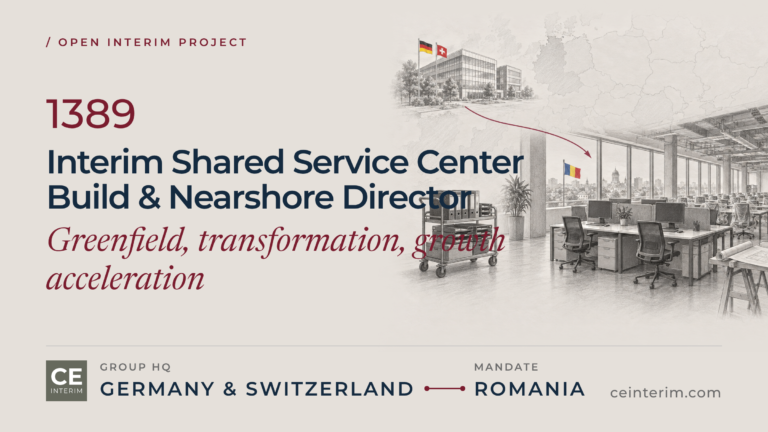 Director interimar al Centrului de servicii comune pentru dezvoltare și operațiuni „near shore”, București, România