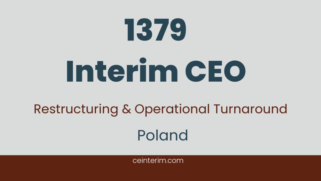 Interim CEOGeneral ManagementPoland1379