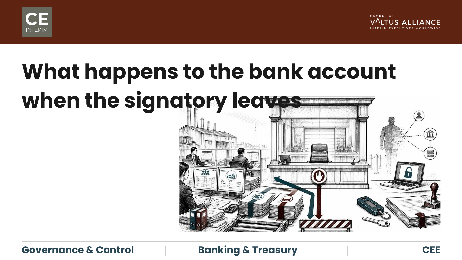 Foreign subsidiary payment flow blocked after its authorised bank signatory leaves, putting payroll and supplier transfers at risk.