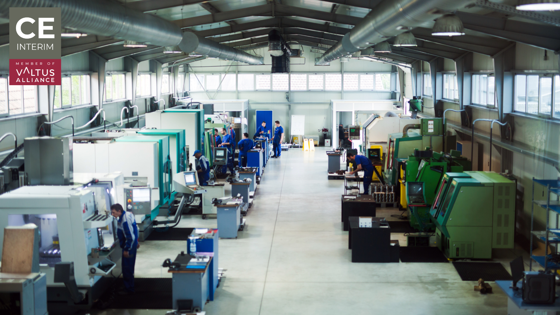 Czech subsidiary of a German automotive supplier: CNC machining cells running at full capacity in a plant near Pilsen