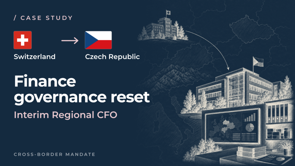 Obnovenie správy financií: Dočasný regionálny finančný riaditeľ obnovil prehľadnosť výkazníctva za 90 dní v Českej republike