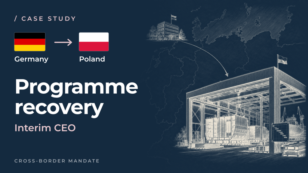 Program Recovery: Interim CEO stabilizes production ramp-up in Poland within 90 days