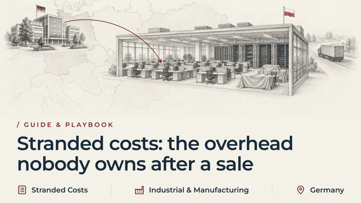 Stranded costs: the overhead nobody owns after a sale